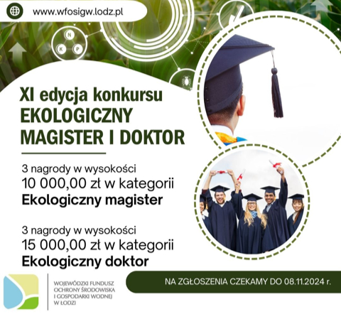 XI edycja konkursu Ekologiczny magister i doktor